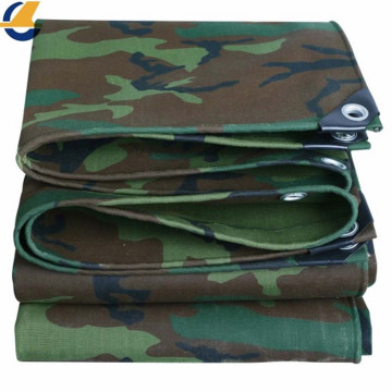 Pvc Coated Camouflage Tarpaulin Covers With Eyelets