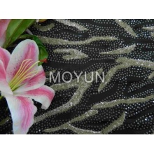 POLY TRICOT AVEC 3MM SEQUIN EMBD 50/52 "