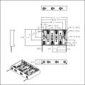 6pcs AA Battery Box Case Holders with wire with leads