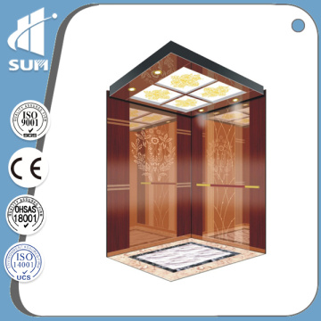 Hydraulic Speed 0.4m/S Luxury Decoration Home Elevator