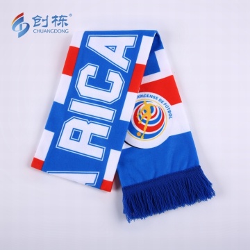 High Quality Custom Design Digital Printing Football Scarf