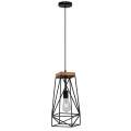 Black Pendant Lamps dining lamp Wood Hanging Lighting