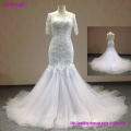 Unique Wedding Dresses Sweetheart Tulle Summer Wedding Dresses Pearl Custom Made Beach Wedding Dresses