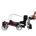 Aufrechter Rollator mit einstellbarem Griff