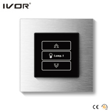 Cadre de contour en alliage d&#39;aluminium à 1 Gang Dimmer (HR1000-AL-D1)