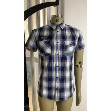 Men's Slim Fit Shirt Short Sleeve Dress Shirt