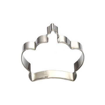 crown shaped stainless steel cookie cutter