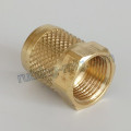 CNC Turning Machining Brass Coupling