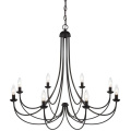 Iron Chandelier Lighting with Clean Design for Home Design Styles (SL2501-8)