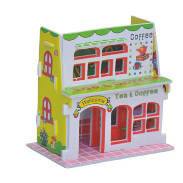 Small House 3d Puzzle Safe And Eco Friendly
