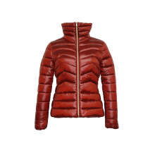 Manteau de veste d&#39;hiver pour femmes avec col montant