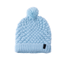 Sombrero hecho punto de invierno cálido Sombrero Bobble personalizado