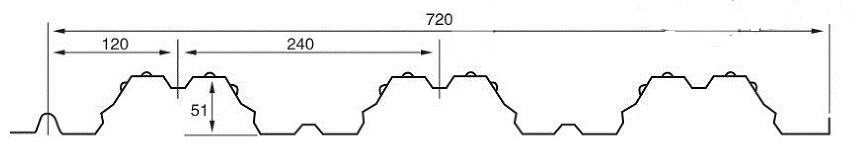 steel deck floor roll forming machine