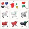 High quality retail store metal wire shopping basket