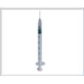 Seringue jetable médicale d&#39;insuline avec l&#39;aiguille détachable