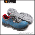 Chaussures de sécurité industrielle en cuir avec embout acier et tôles d’acier (SN5162)