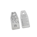 RFID paper hang tag custom logo printing