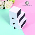 White paper jewelry box custom folding box