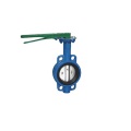 Worm gear wafer butterfly valve butterfly valve