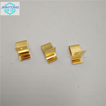 custom stamping battery contacts with gold plating