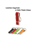 Creative Leather Usb Flash Drive with Key Chain