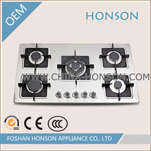 Cuisine Blue Flame 5 Burner Gaz Hob