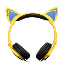 Cadeaux de vacances vente chaude éclairage chat oreille casque