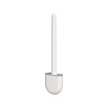 Wall mounted non perforated toilet brush