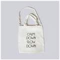 Black canvas promotional bag