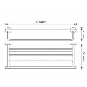 Badezimmer 304 Edelstahl Handtuchhalter