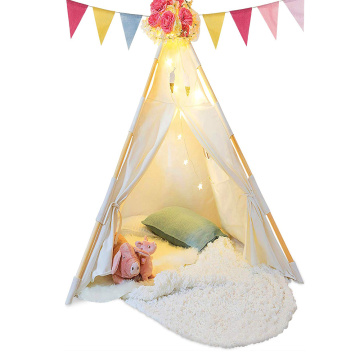 100% COTTON MATERIAL TEEPEE kids a frame tent