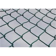 Eisenbahnzaun PVC beschichtete Eisen Draht Mesh Chain Link Zaun