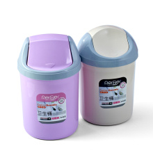 Fashion Plastic Flip-on Dust Bin