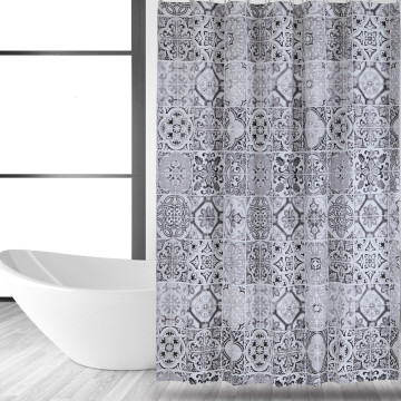 Shower Curtain PEVA Ceramic Tile