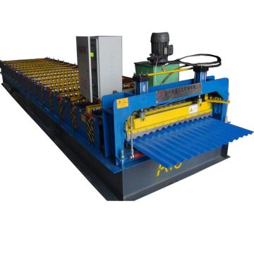 Aluminium roofing sheet corrugating machine