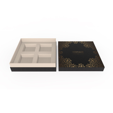 Black Wholesale Cardboard Moon Cake Box