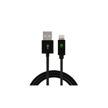 Visible LED Light Current Charger Sync Cable for Apple 8-Pin Devices