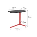 Table d&#39;appoint de bureau de style nouveau