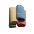 Microfiber Weft Small Lattice Towels Packing Cleaning Cloths