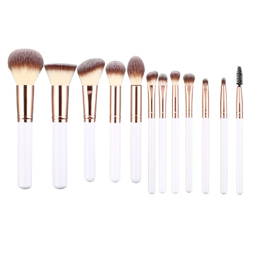 Private Label Logo plastic Cosmetic Makeup Brush Set