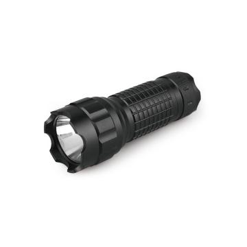 Lampe de poche à LED brillante 200 lumens noire