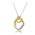 2016 Популярное письмо ожерелье в серебряном ожерелье сердца в Neckalce ювелирные изделия в золотых украшениях