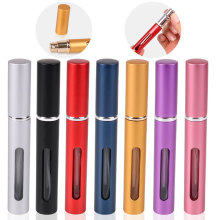 Vide portable 5 ml de voyage mini conteneur cosmétique en aluminium Refilable Perfume Spray Pitles