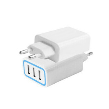 3 ports usb phone charger EU Wall Charger
