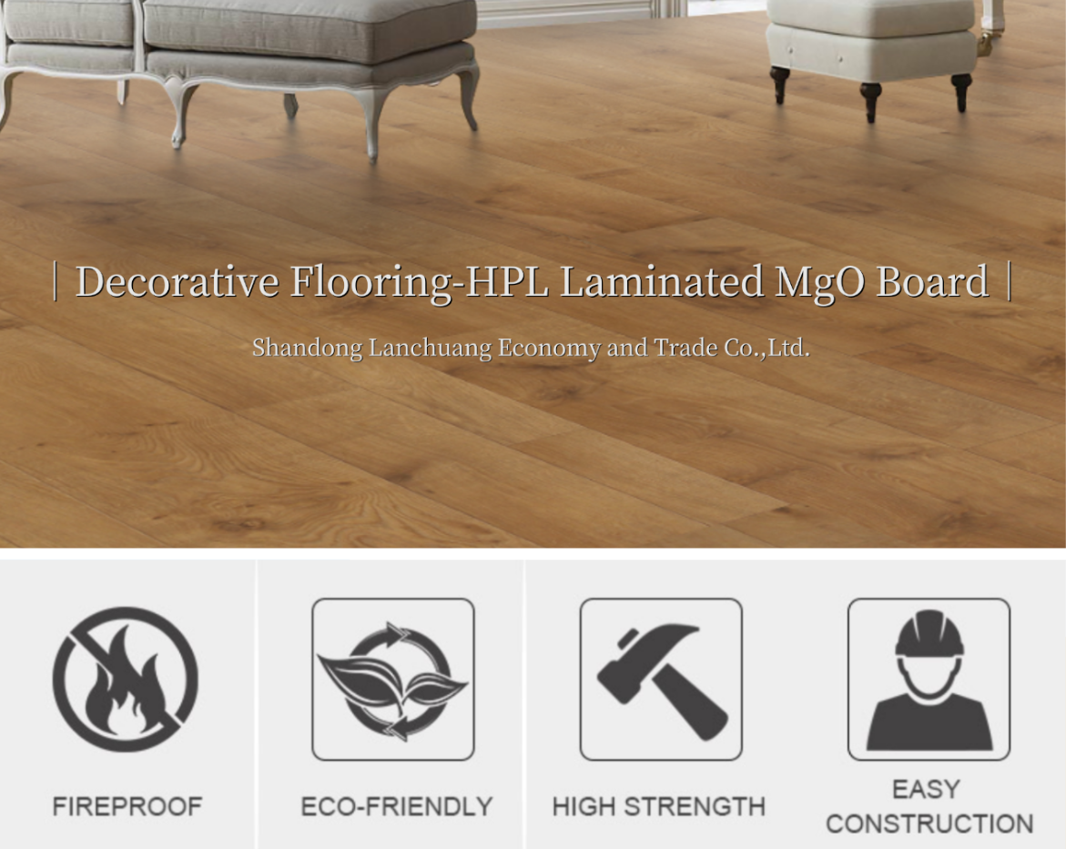 hpl laminated mgo flooring 