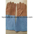 Industrial Safety Cowhide Split Leather Worker Welding Labor Gloves