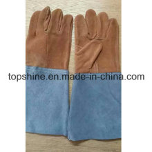 Segurança Industrial Cowhide Split Leather Worker Welding Labor Wolves