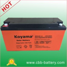 12V150ah Batterie à l&#39;acide plomb scellé, batterie de l&#39;onduleur, batterie rechargeable Deep Cycle Solar