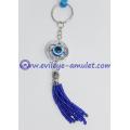 Greek evil eye flower frame evil eye keychain wholesale