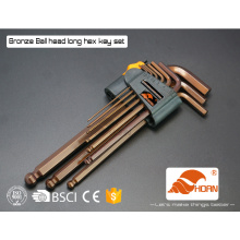 black zinc allen hex key of hardware tools